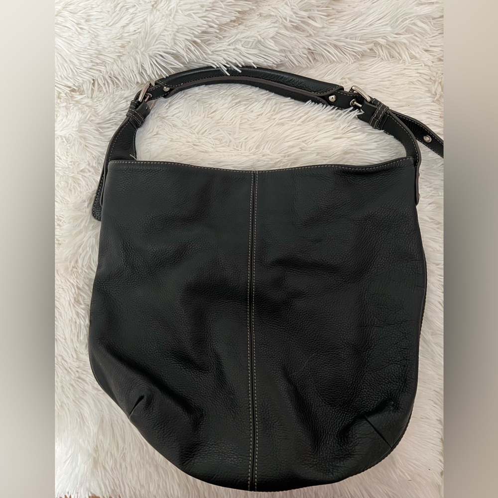 Black over the shoulder bag by Tignanello
